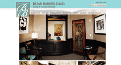 Desktop Screenshot of brianbarnesdmd.com